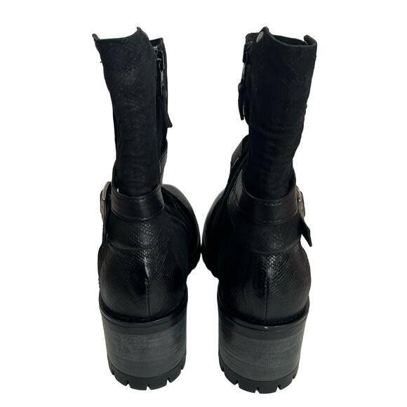 Miz Mooz Marjorie Leather Wraparound Ankle Strap Boot Size 42 EU - Picture 4 of 14